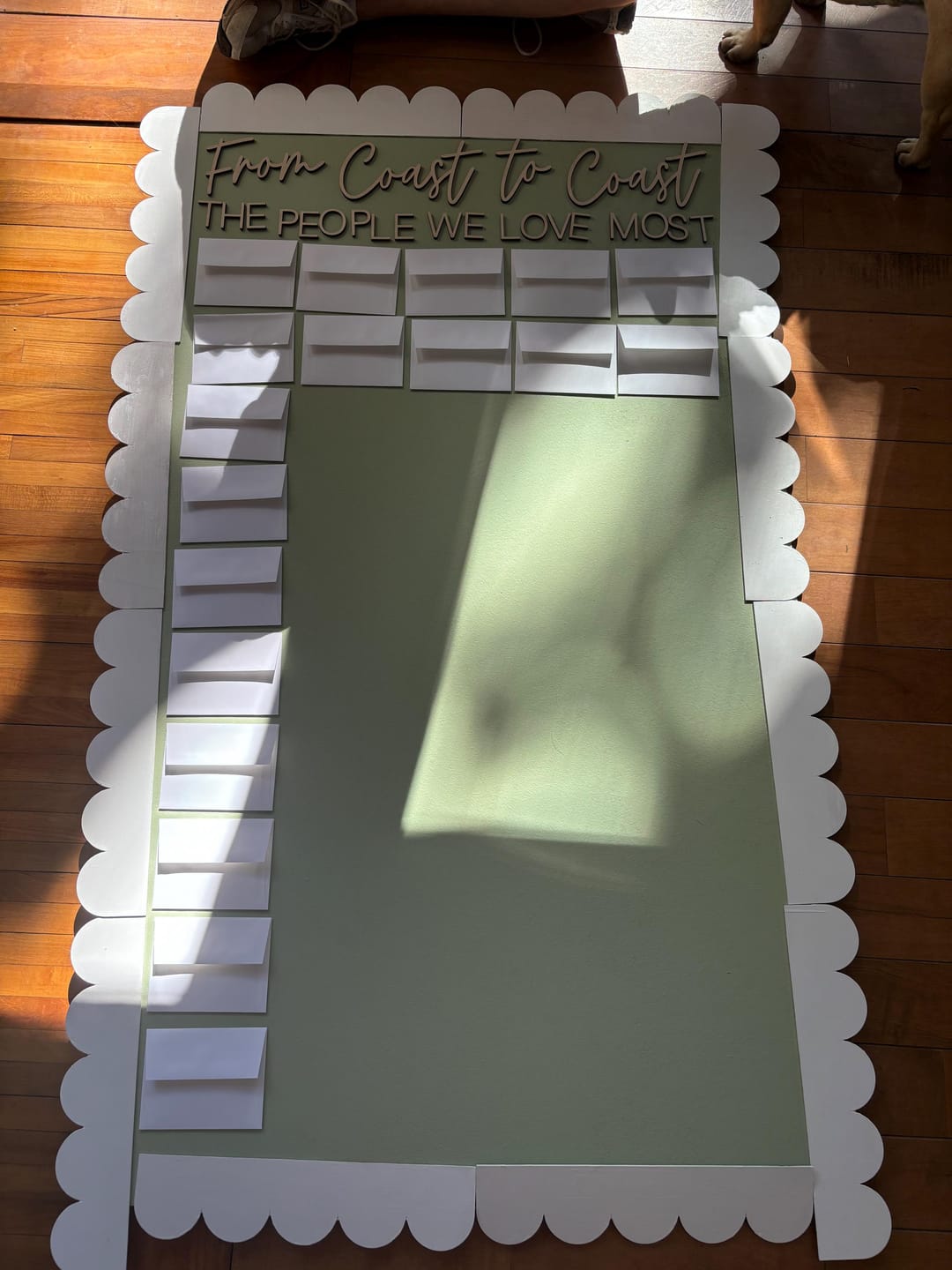 Customer photo review of Custom Wooden Word