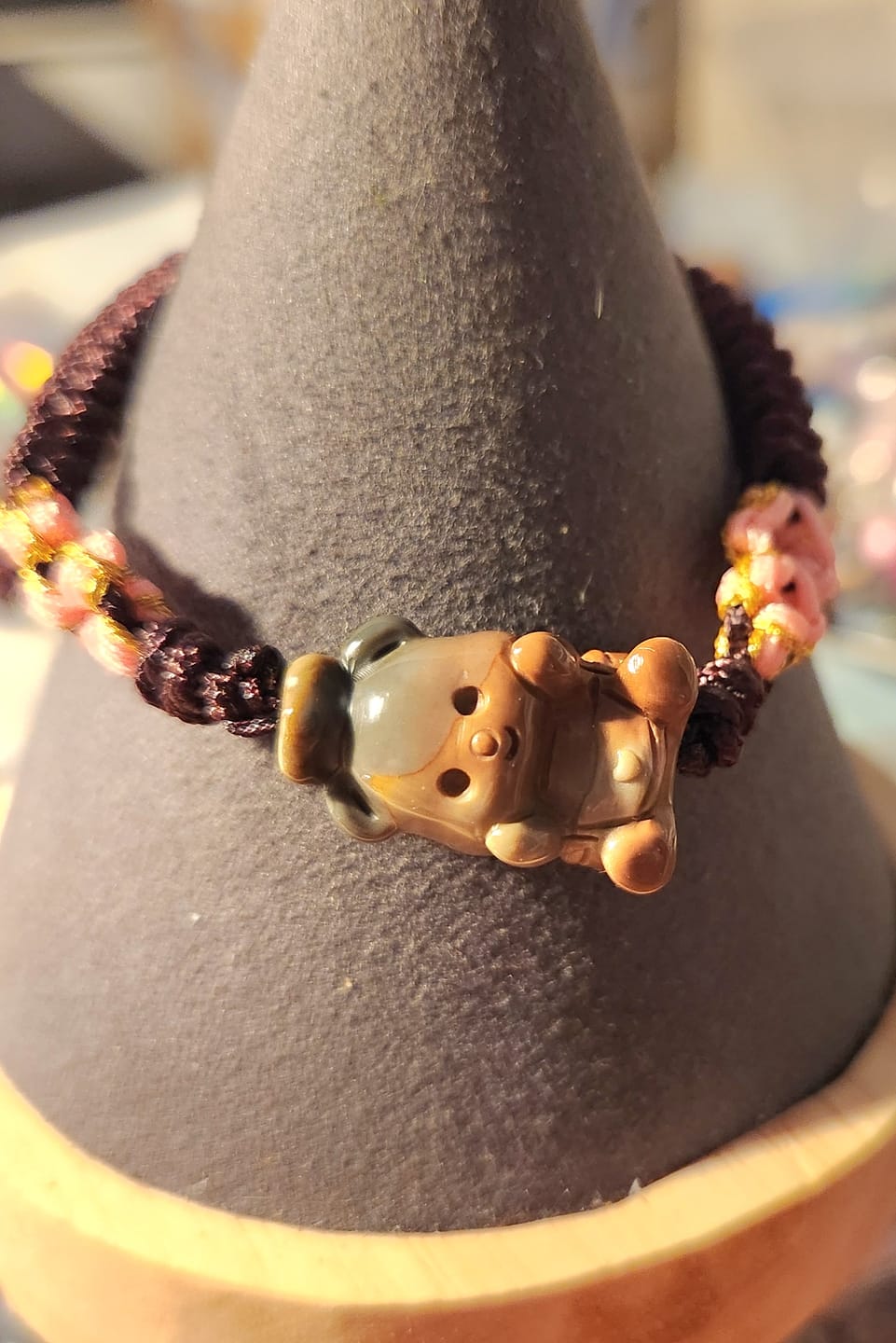 Customer photo review of Braided Nylon Bracelet