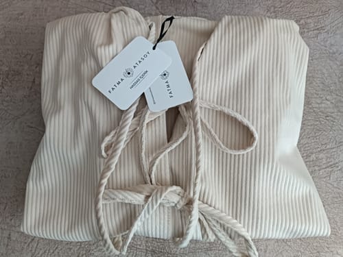 Customer photo review of Kadife Taş İkili Takım