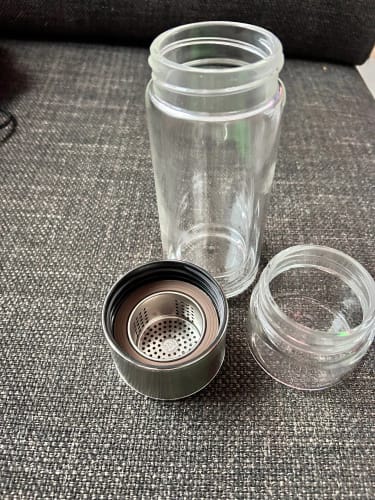 Customer photo review of Bouteille Infuseur Double Paroi et Séparateur