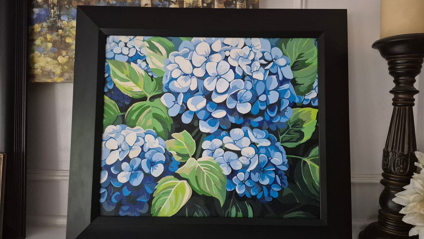 Customer photo review of Clustered Hydrangeas