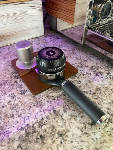 Customer photo review of Impact Gravity Espresso Grounds Distributor (58.4mm)