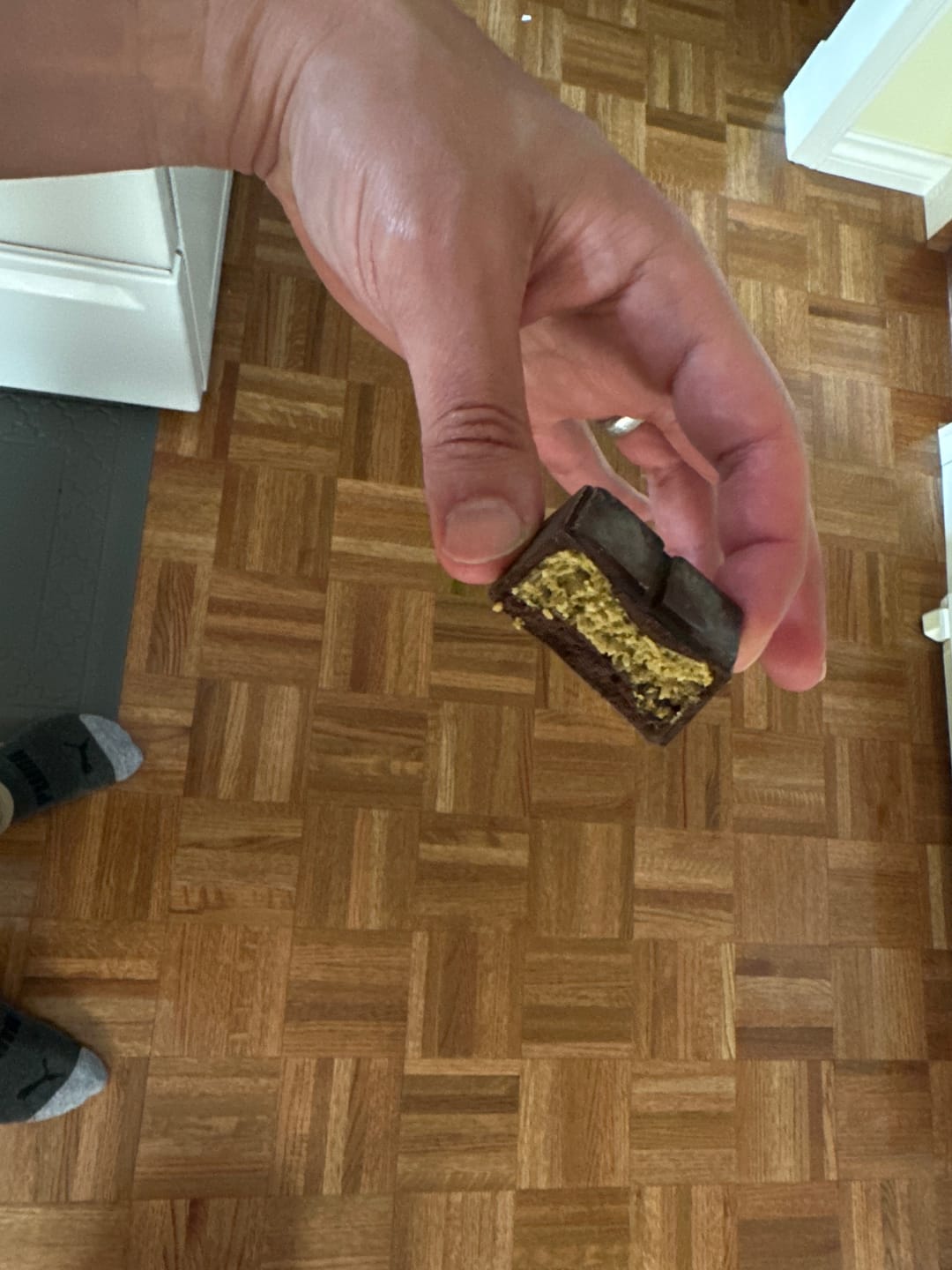 Customer photo review of Dubai Vegan Pistachio Knafeh Chocolate Bar