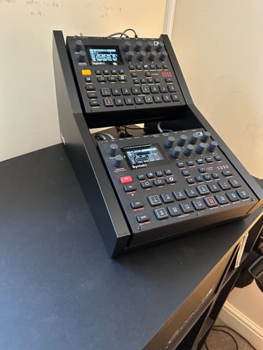 Customer photo review of Original Stand For 2 x Elektron Digitone / Digitakt / Syntakt 2 Tier