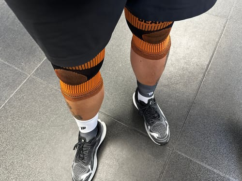 Paul T. review of Pair of Knee Compression Support Sleeves For Arthritic Pain Relief & Recovery image 1 out of 1