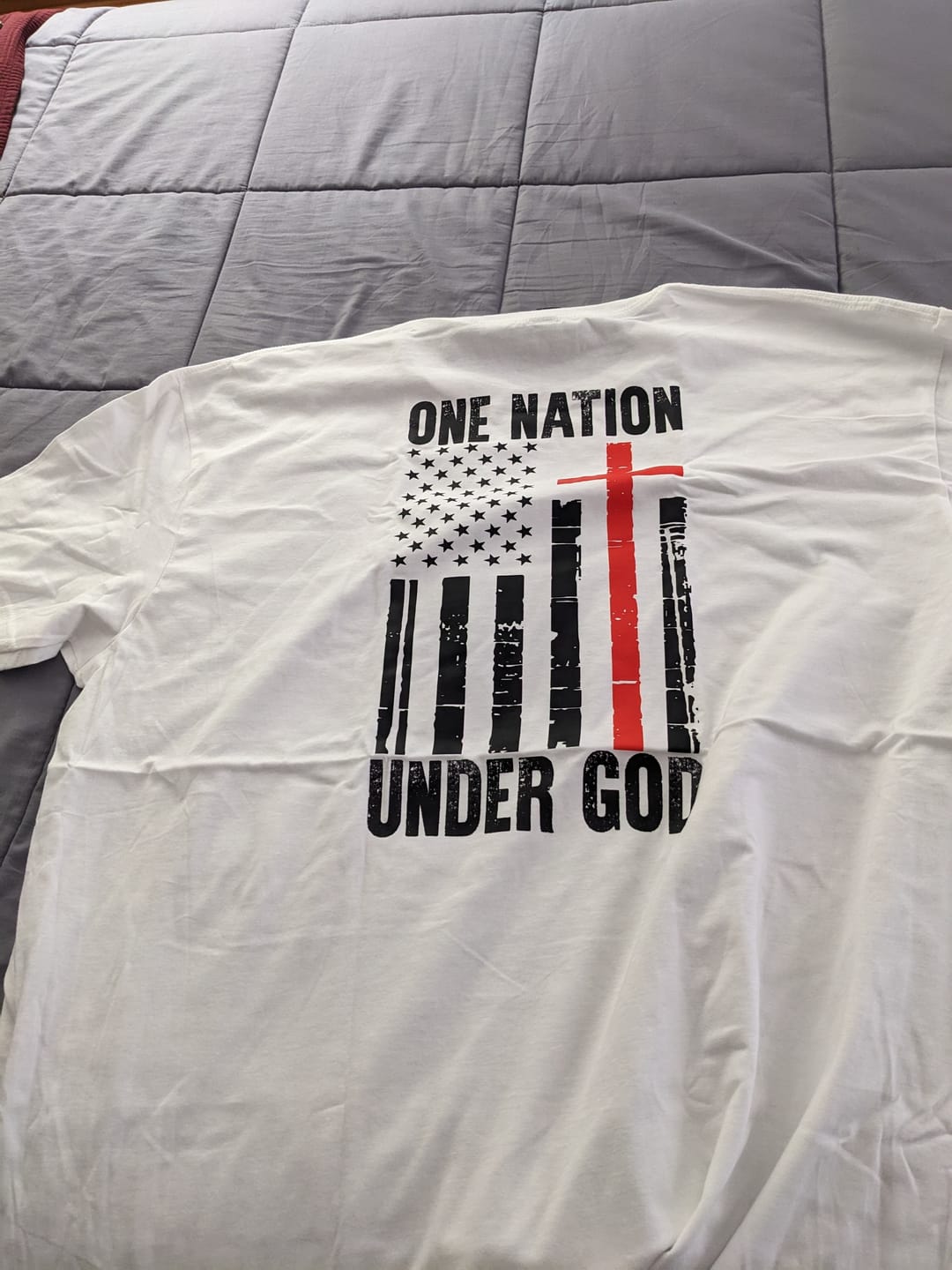 Customer photo review of One Nation Under God T-Shirt