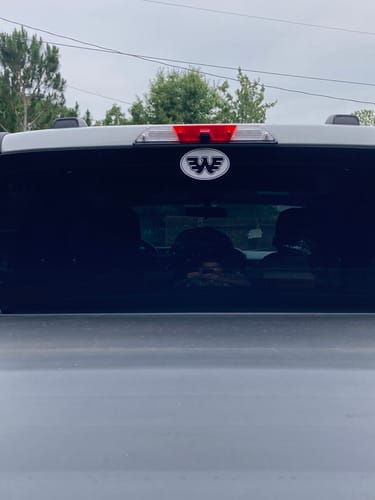 Customer photo review of Flying W Sticker