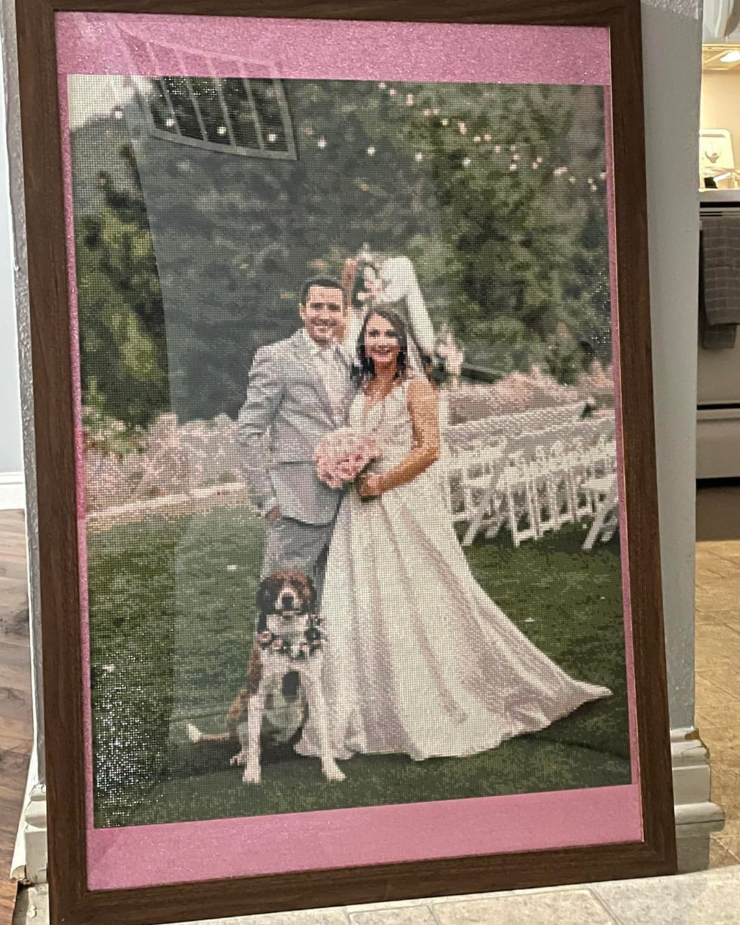 Customer photo review of DIAMOND PAINTING MED DIT EGET FOTO