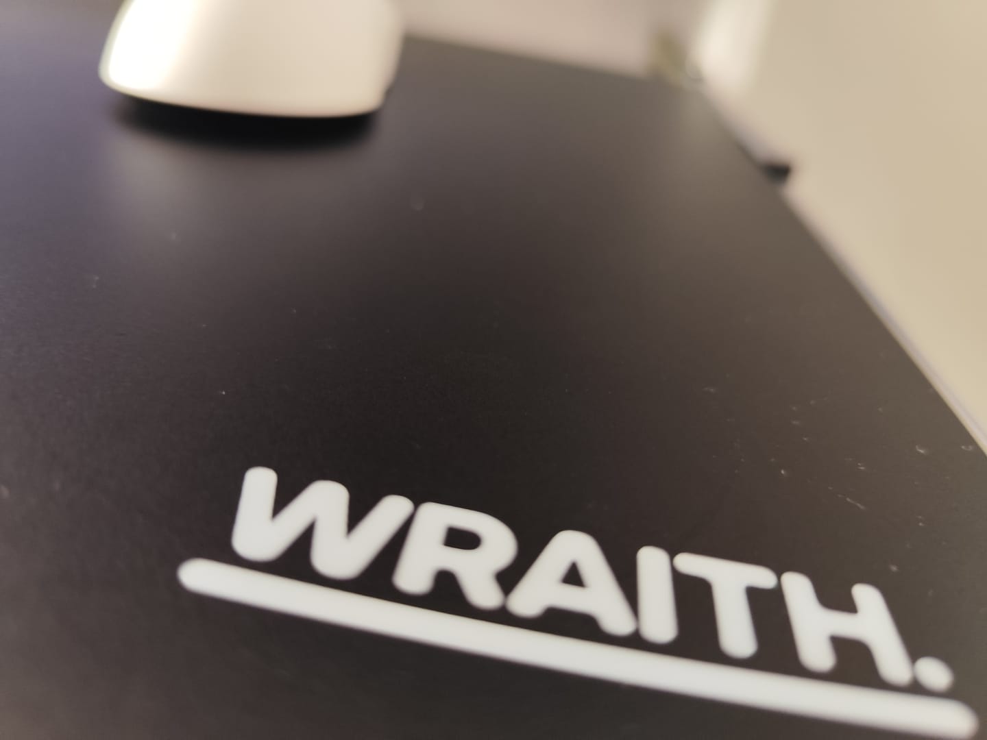 Customer photo review of Wraith Blade Y Hard Mousepad