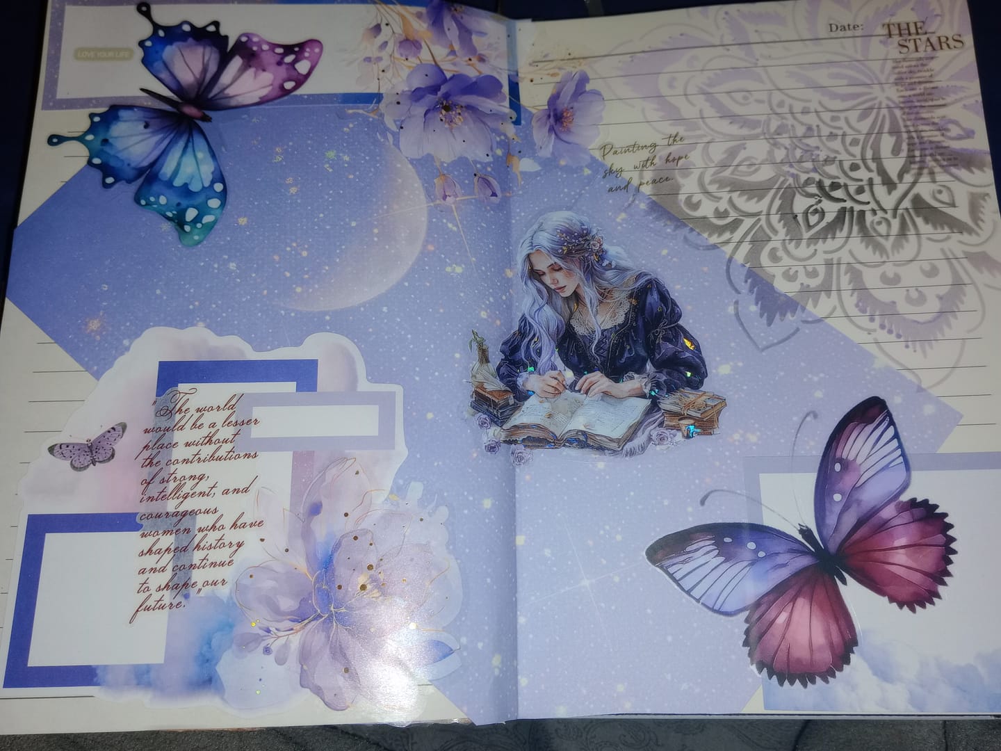 Customer photo review of Midnights Aesthetic Sticker Book [EVERYDAY]