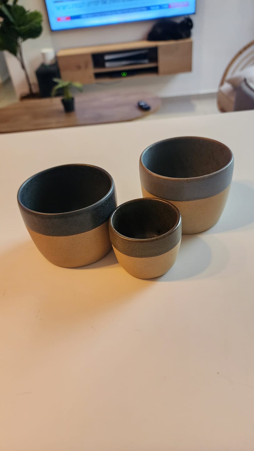 Customer photo review of כוס אספרסו סדרת עגלגלות