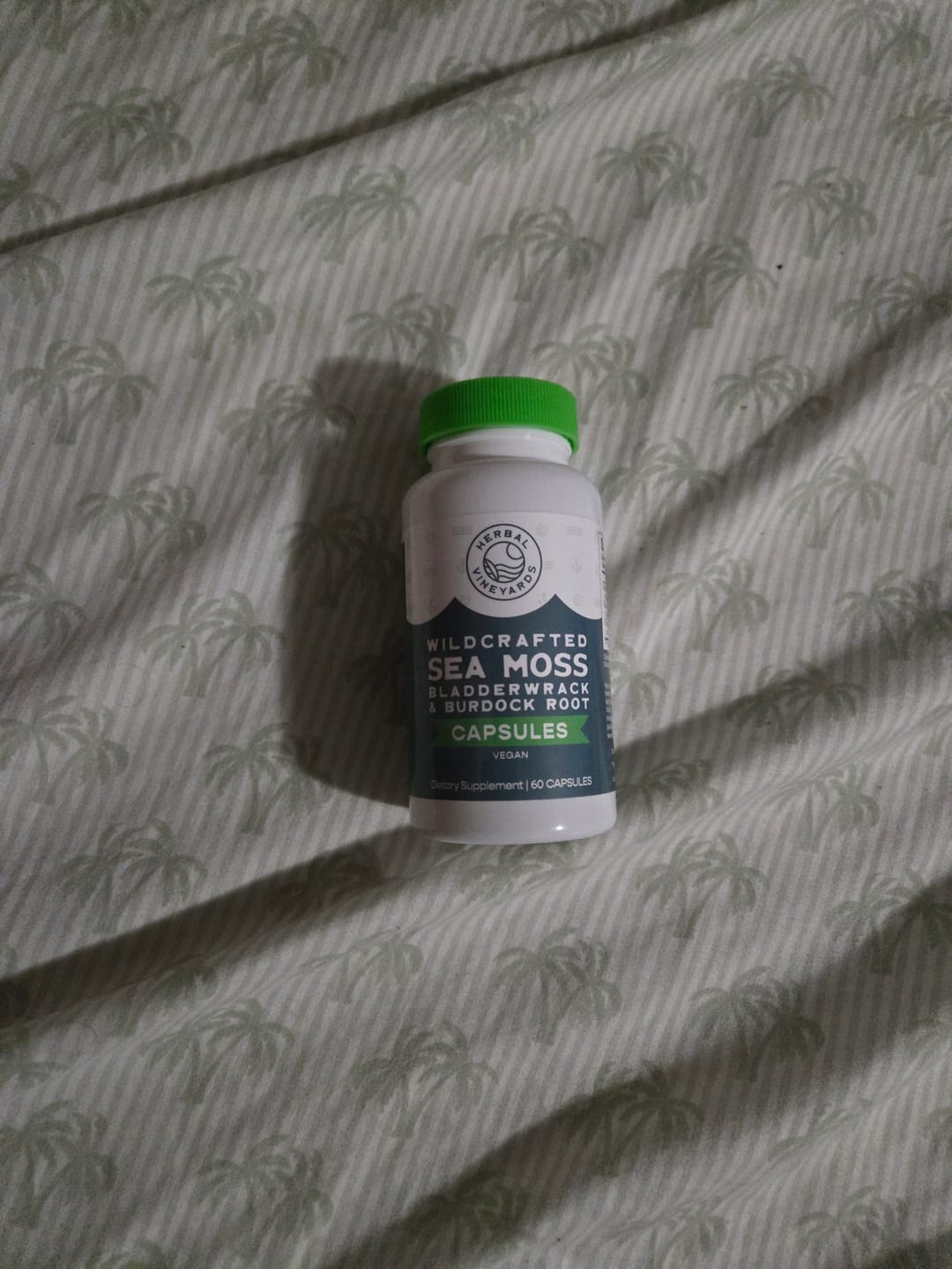Customer photo review of ORGANIC SEA MOSS, BLADDERWRACK & BURDOCK ROOT VEGETABLE CAPSULES (1500 MG) - 60 Capsules