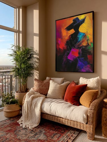 Customer review photo for Colorful Painting #CA270