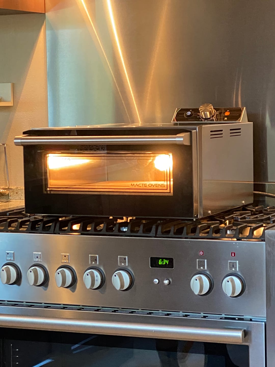 Customer photo review of Macte Ovens Voyager SMART | Forno elettrico per pizza e pane