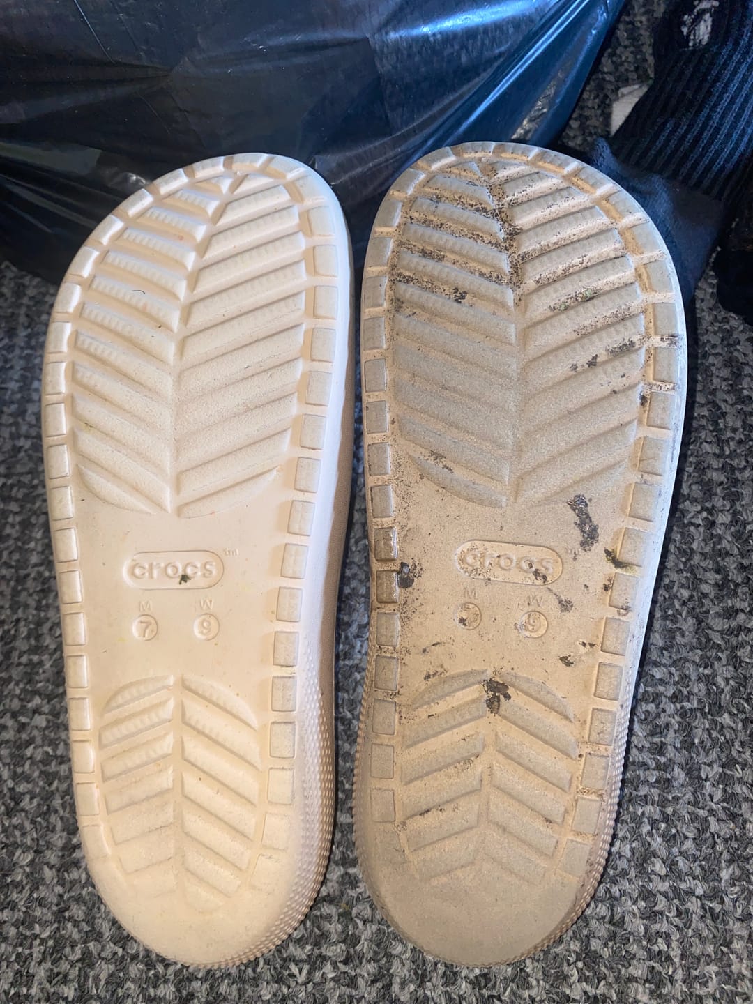Customer photo review of Sparkling White Shoe Cleaner