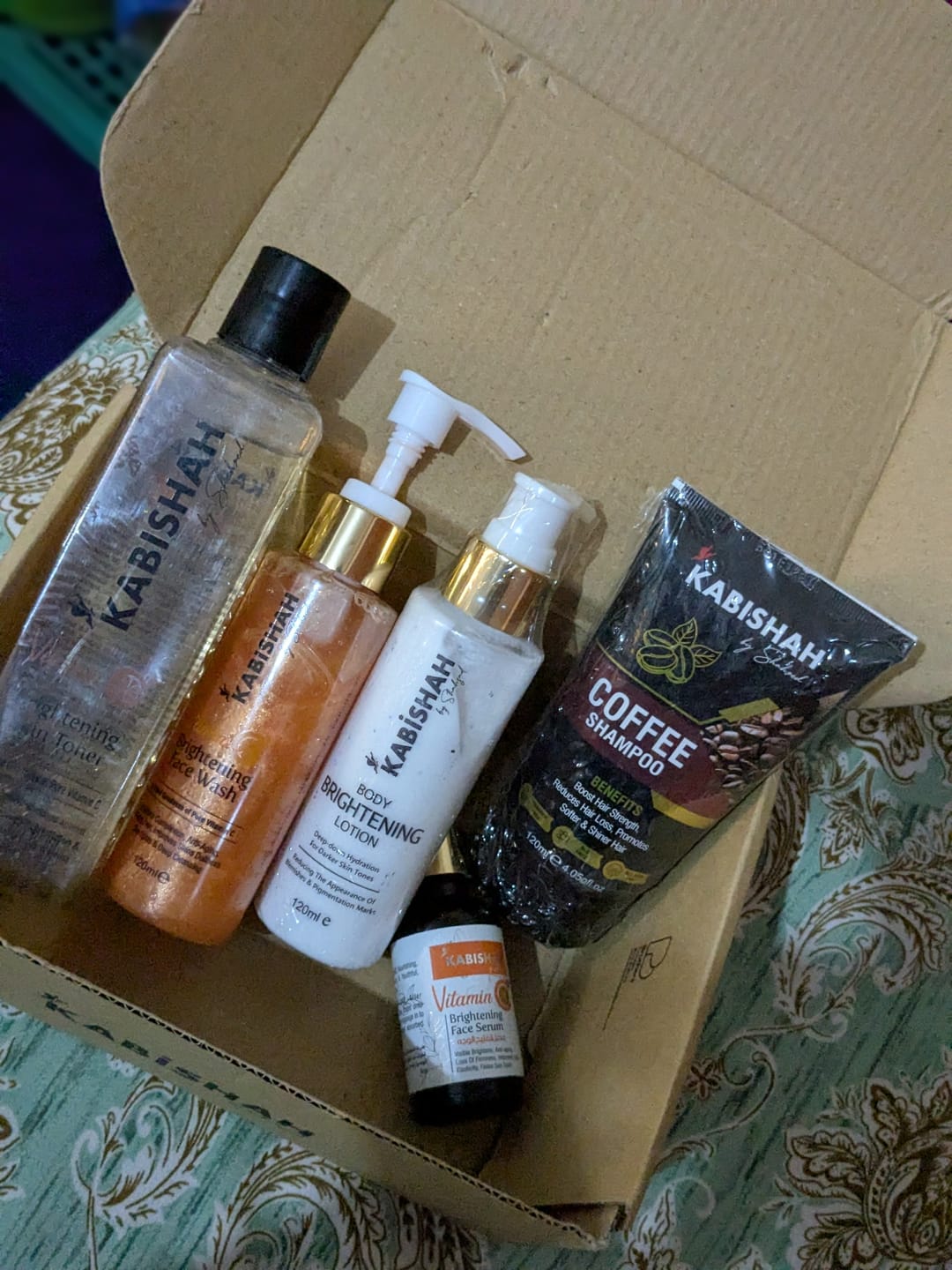 Customer photo review of Coffee Shampoo - Strengthens Strands & Reduces Hair Fall
