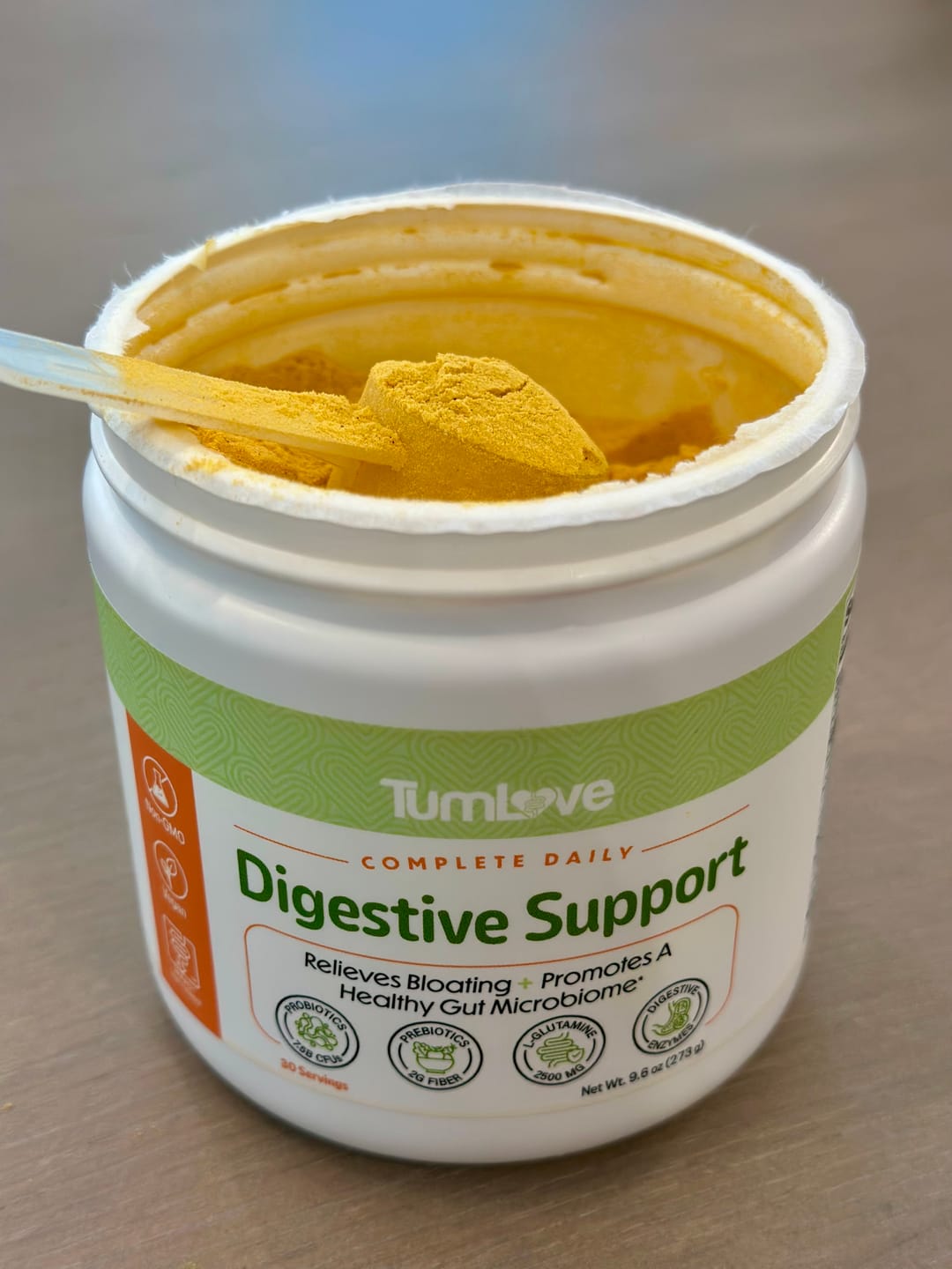 Customer photo review of Daily Digestive Support Powder