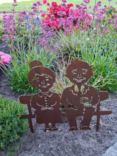 Customer photo review of Gartenstecker Oma & Opa