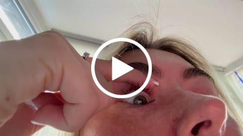 Customer video review of Lash Growth Serum