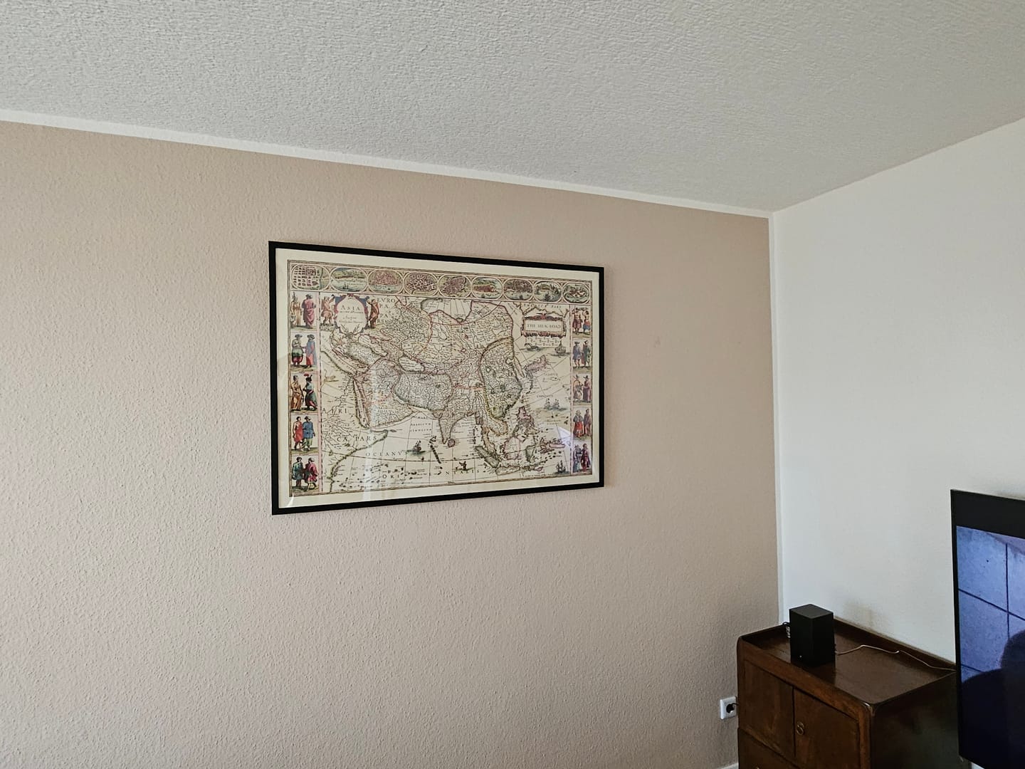 Customer photo review of Old Map of The Silk Road, 1640 by Willem Blaeu & The Unique Maps Co.