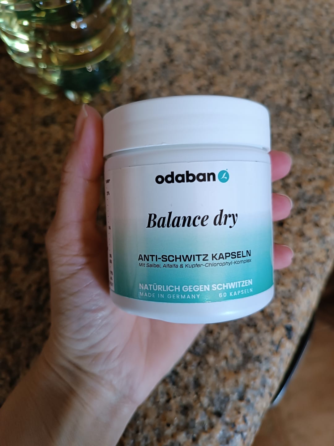 Customer photo review of odaban® Balance dry - Anti-Schwitz Kapseln I Abo