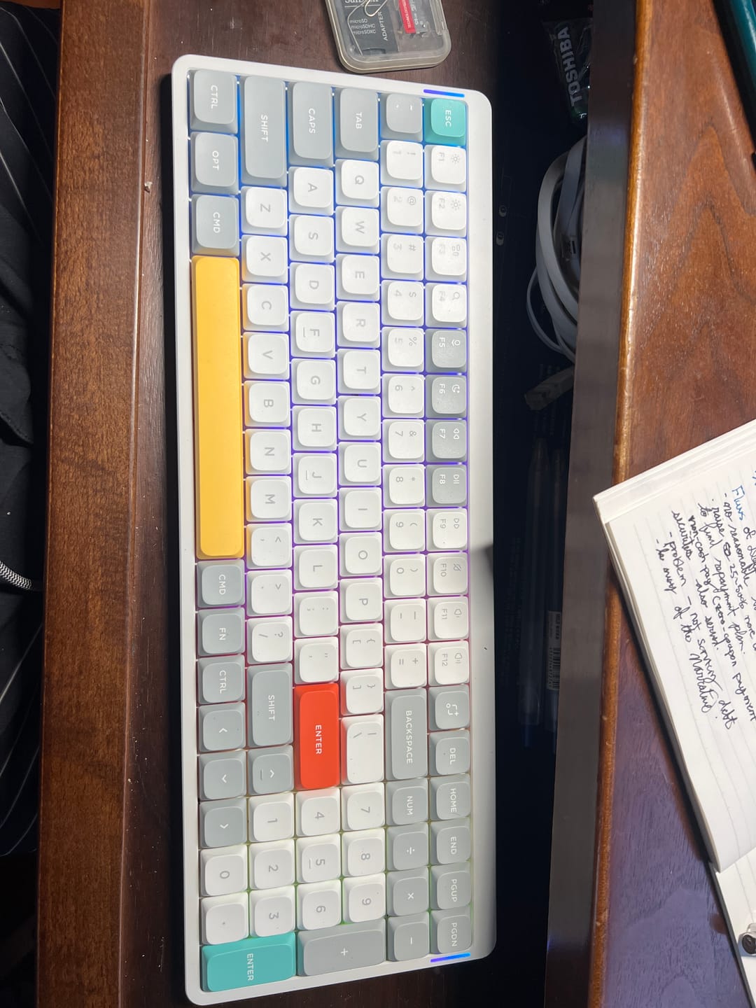 Customer photo review of NuPhy Air96 V2 三模無線矮軸機械鍵盤(買就送注音貼紙)