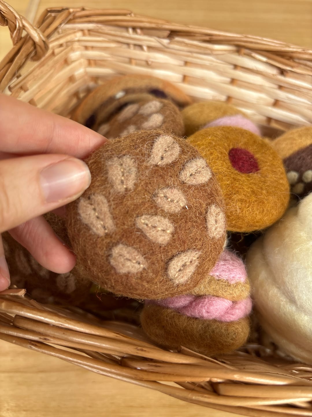 Customer photo review of Felt Anzac Biscuits (Set of 3)