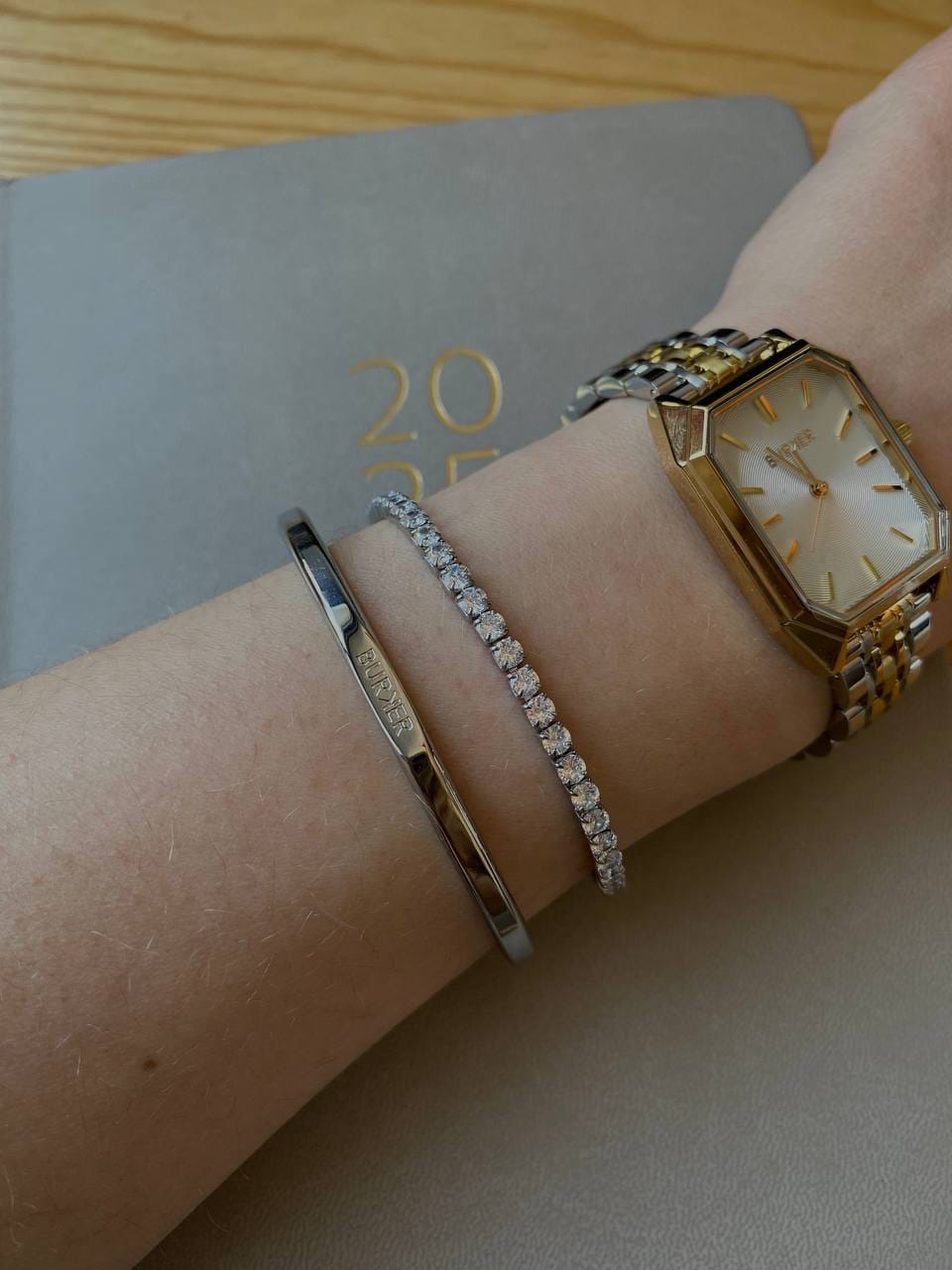 Customer photo review of Ava Silver Bracelet