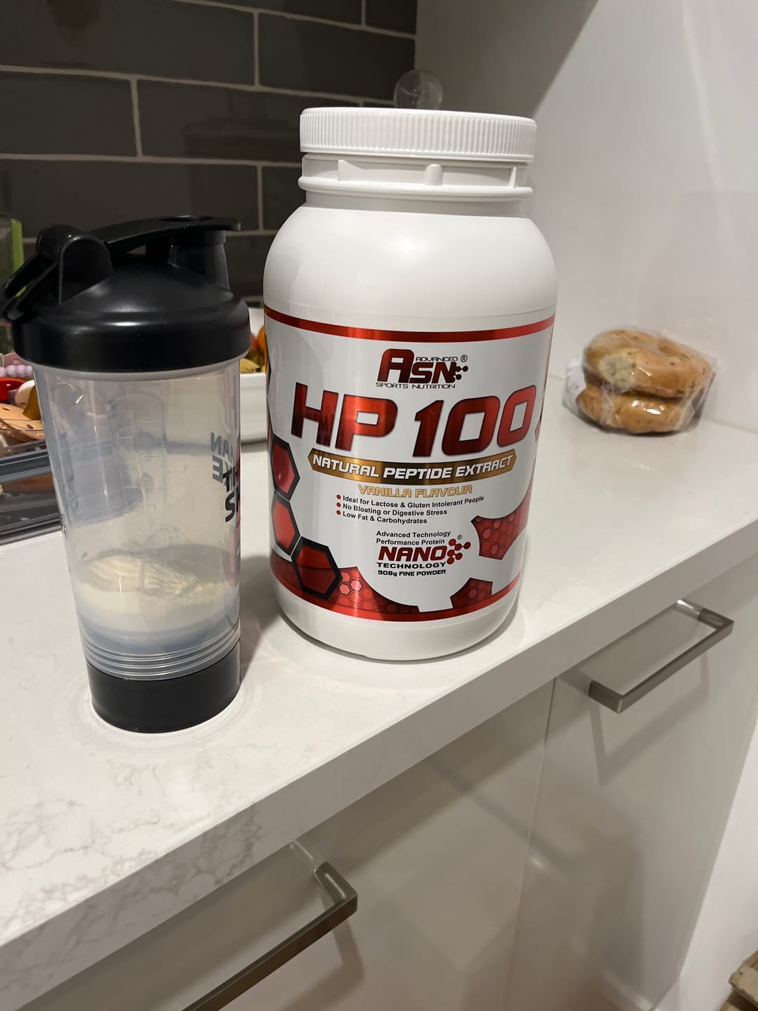 Customer photo review of HP-100 Hydrolysed Protein 100%