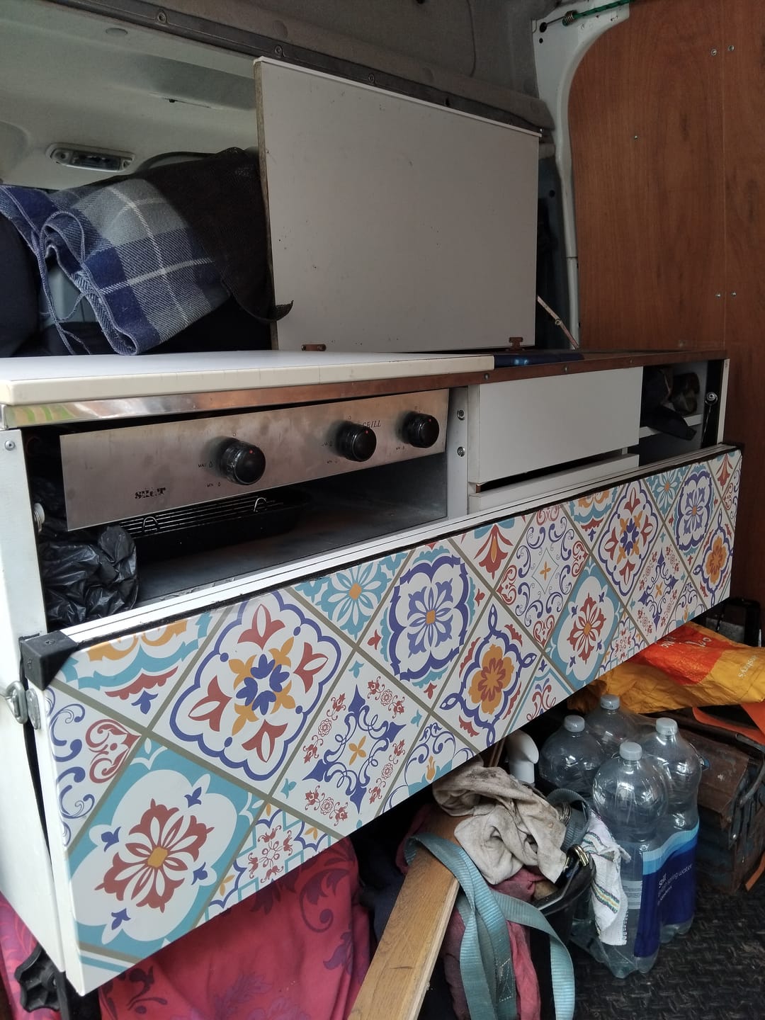 Customer photo review of Codelic - Colourful Spanish Tiles Vinyl Furniture Wrap