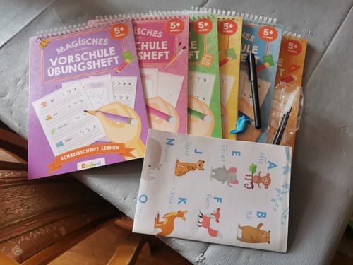 Customer photo review of Edubini Magische Übungshefte