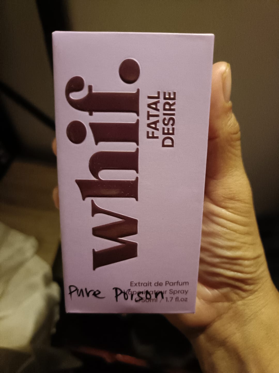 Customer photo review of Fatal Desire