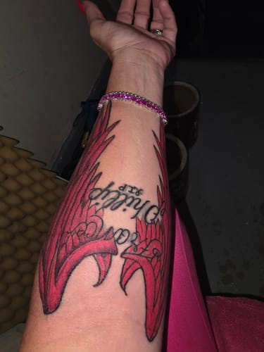 Customer photo review of Painless Tattoo 5 Pack
