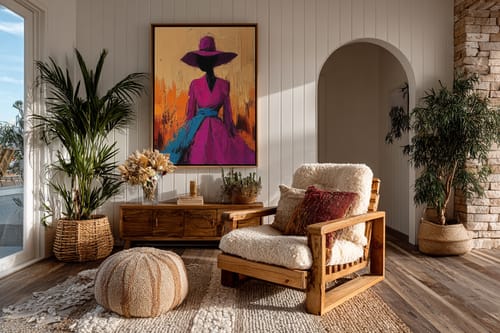 Customer review photo for Colorful Painting #CA271