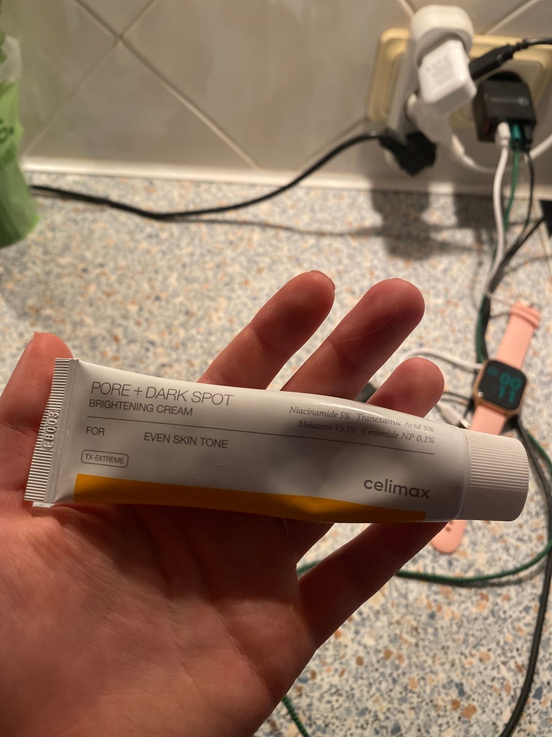Customer photo review of Krēms ādas toņa un reljefa izlīdzināšanai Celimax Pore+Dark Spot Brightening Cream