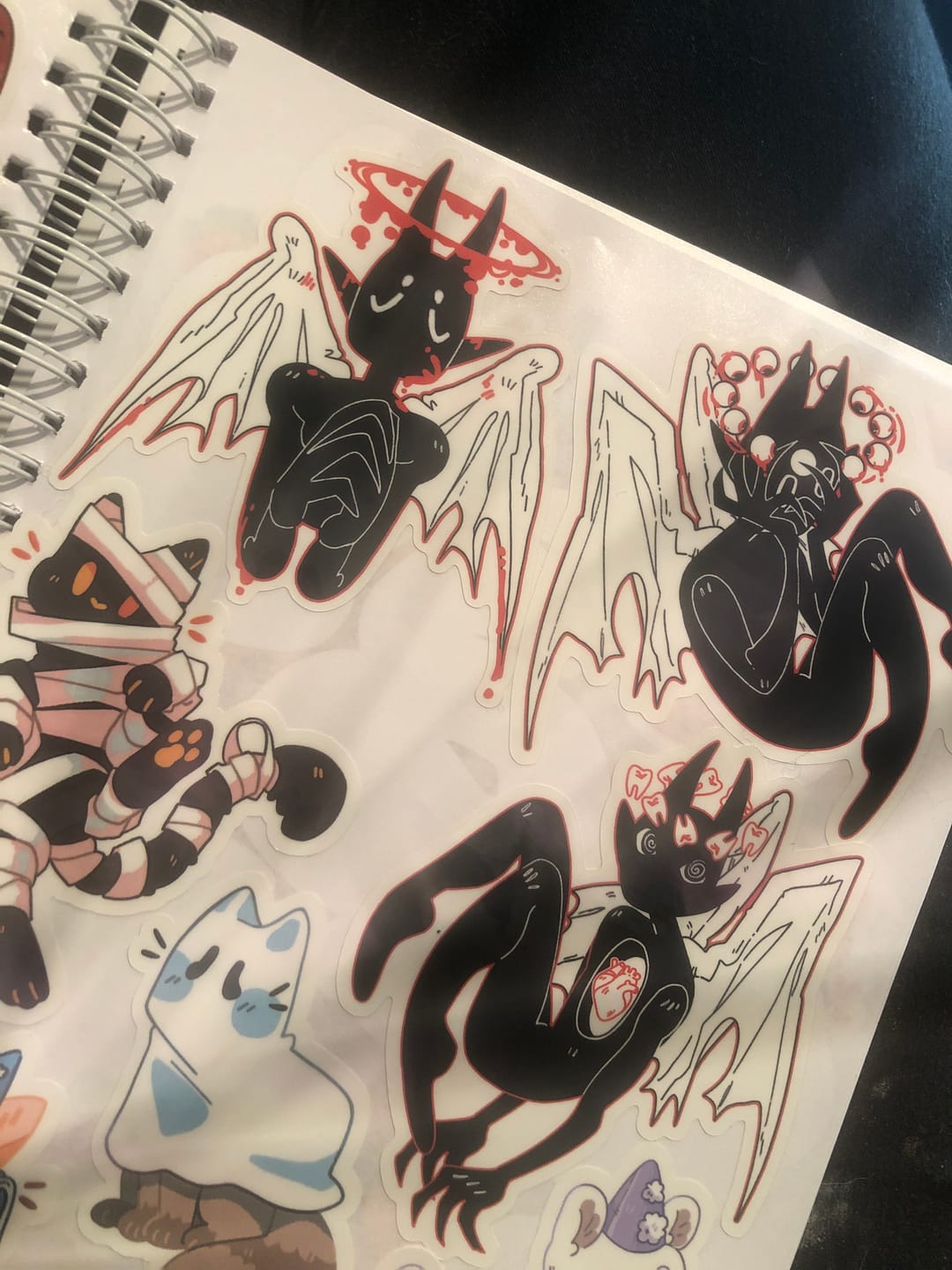 Customer photo review of Gore Angel Stickers