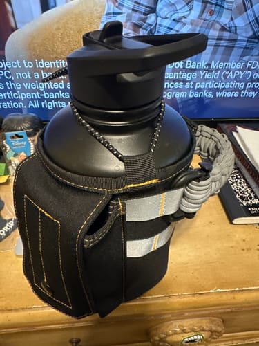 Customer photo review of 64oz Iron Workforce Bottles