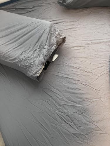 Customer photo review of Terra - Grounding Bed Sheet