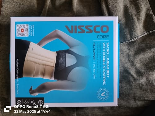 Customer photo review of Lumbocare (Lumbo Sacral Belt) | Provides Support to the Lower Back | Pain solution for Back and Abdomen (Grey)