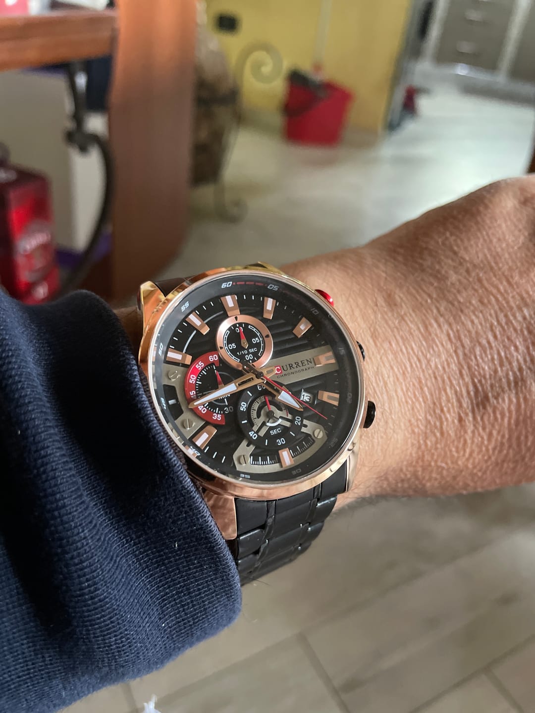 Customer photo review of Curren Ambasator® orologio uomo acciaio