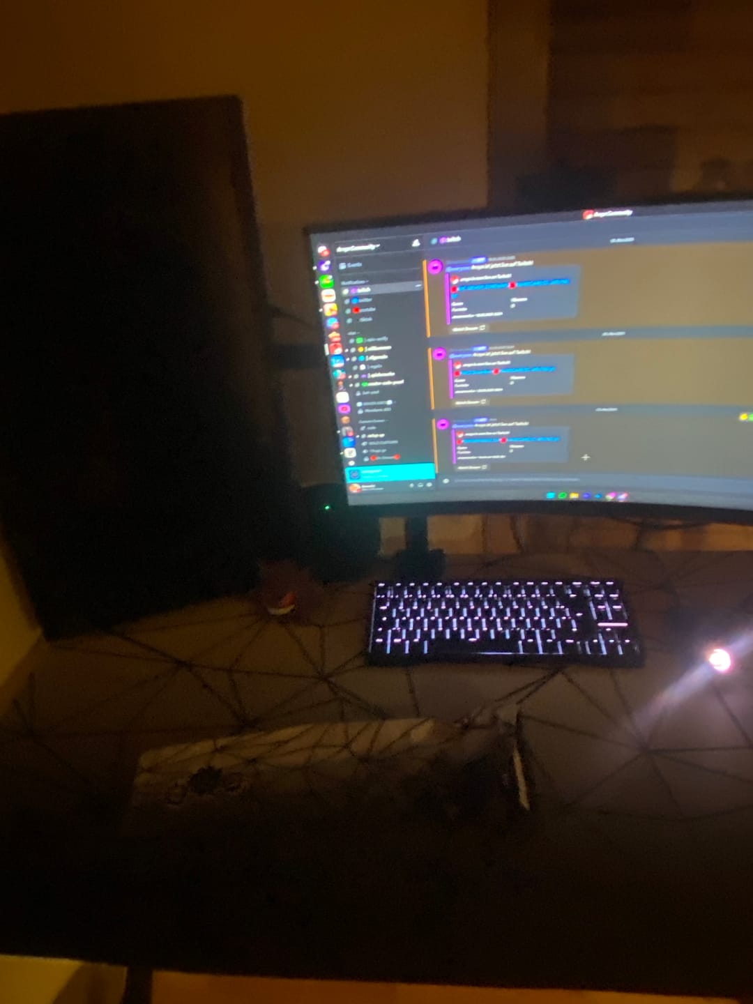 Customer photo review of Mousepad Geometric