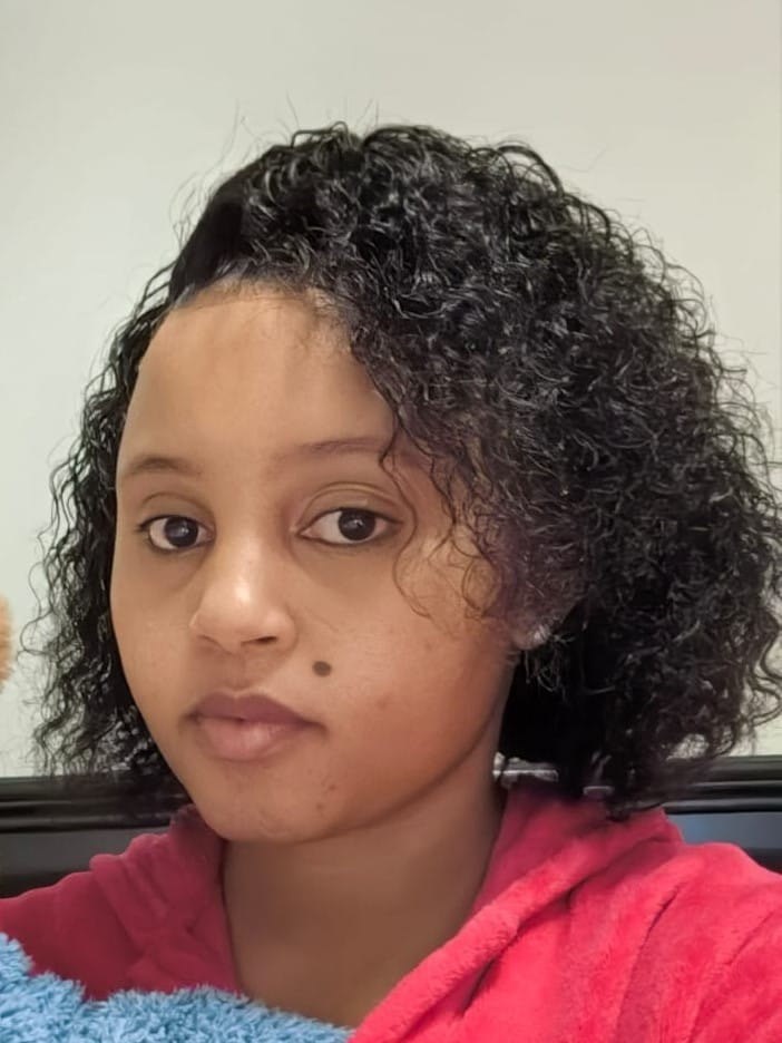 Customer photo review of Brazilian Lace Front Wig Deep Wave - 1B - 10"