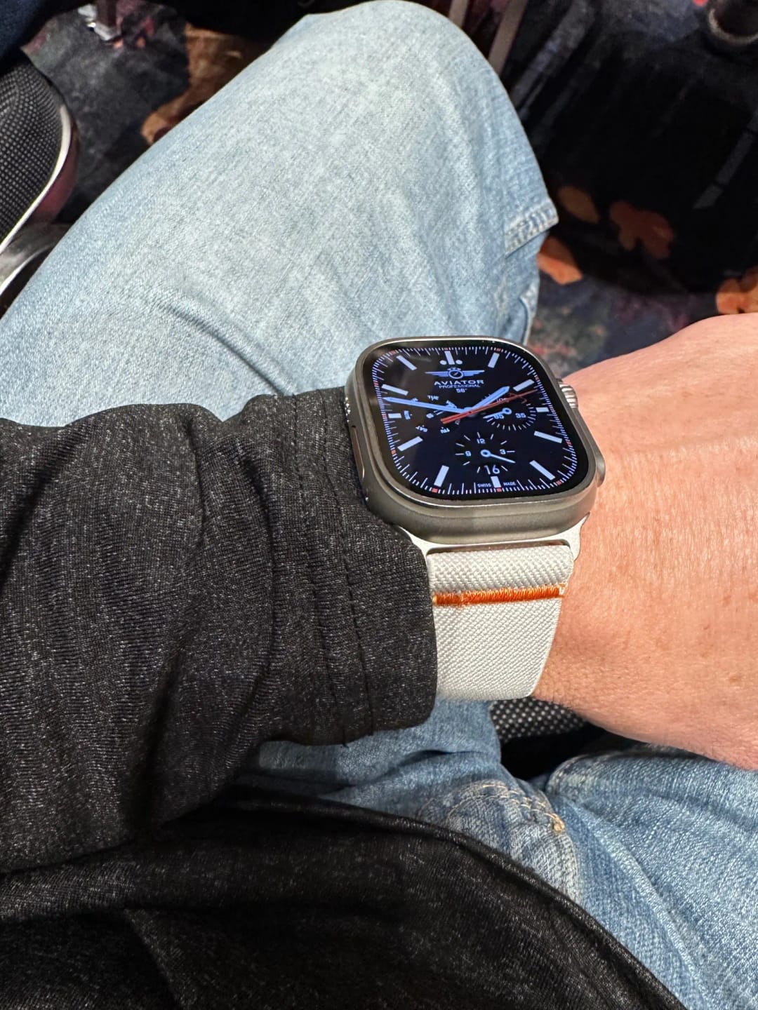 Customer photo review of bandkult Apple Watch Armband "Skydive"