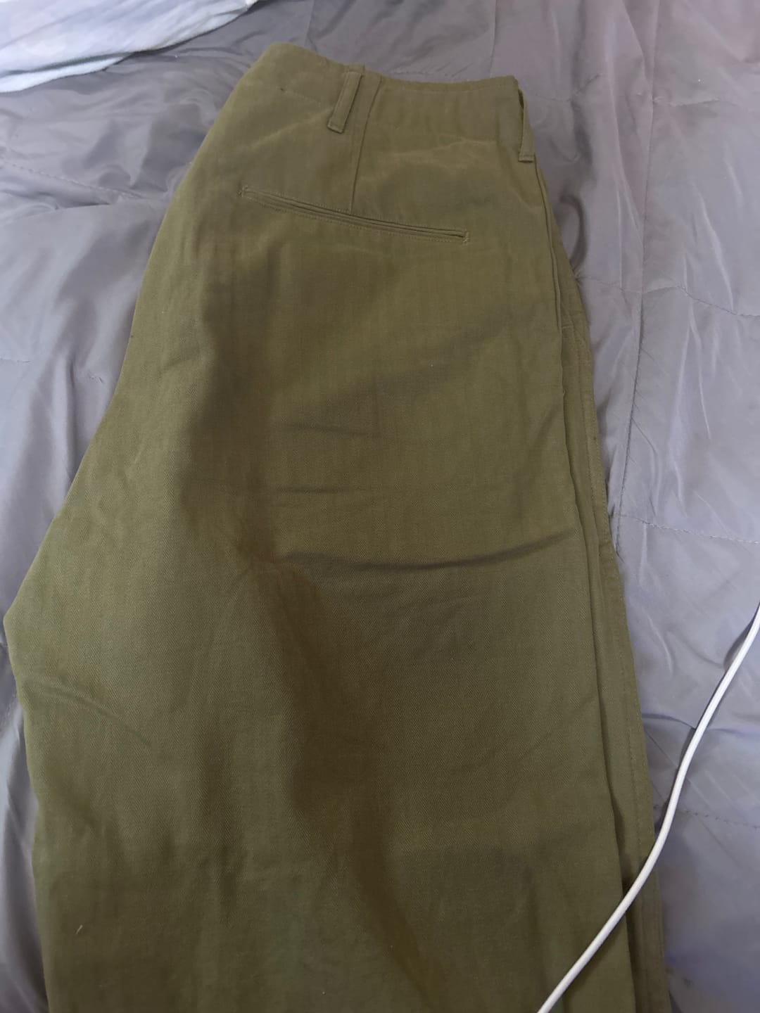 Customer photo review of US Army M-41 HBT Fatigue Trousers