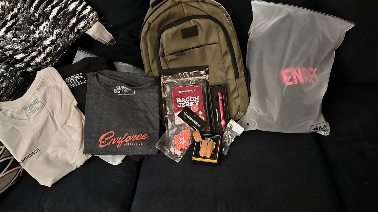 Customer photo review of Mystery Loaded Backpack