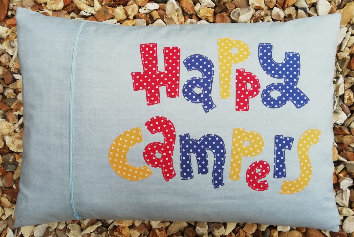 Customer photo review of Polka Dot Rose & Hubble Cotton Poplin Fabric