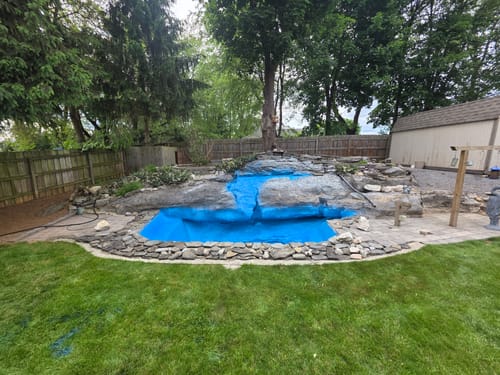 Customer photo review of Lightning Blue Drop In Pigment | Liquid Wrap or Bedliner