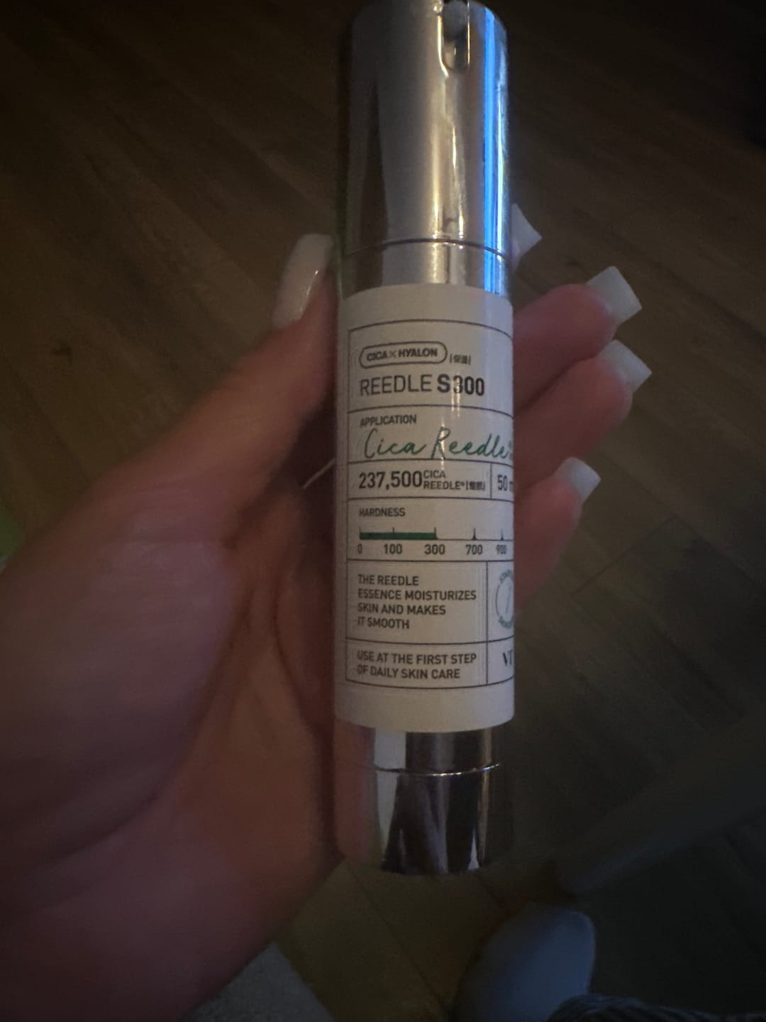 Customer photo review of Intensīvs serums-būsteris ar mikroadatām VT Cosmetics Reedle Shot 300