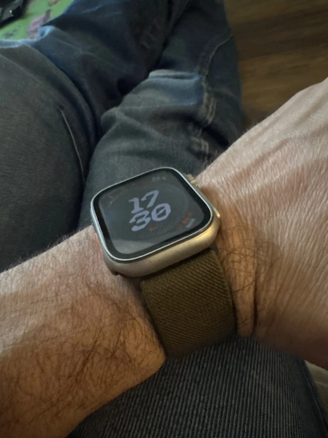 Customer photo review of bandkult Apple Watch Armband "Skydive"