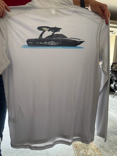 Customer photo review of Custom Digital Boat Artwork
